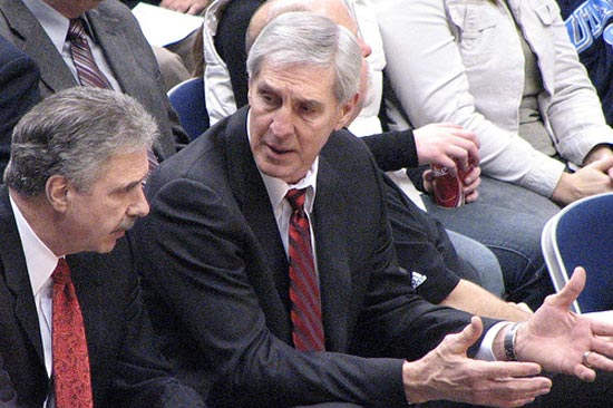 Utah Jazz coach Jerry Sloan