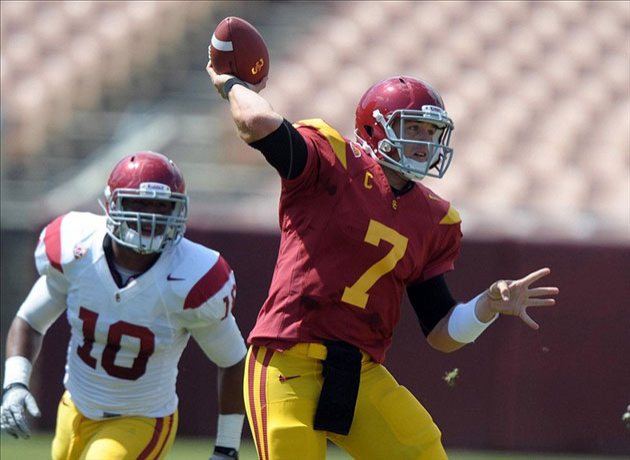 Southern California Trojans quarterback Matt Barkley