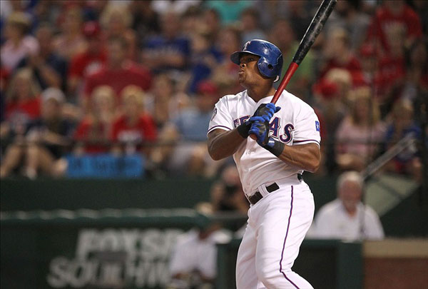 Texas Rangers third baseman Adrian Beltre