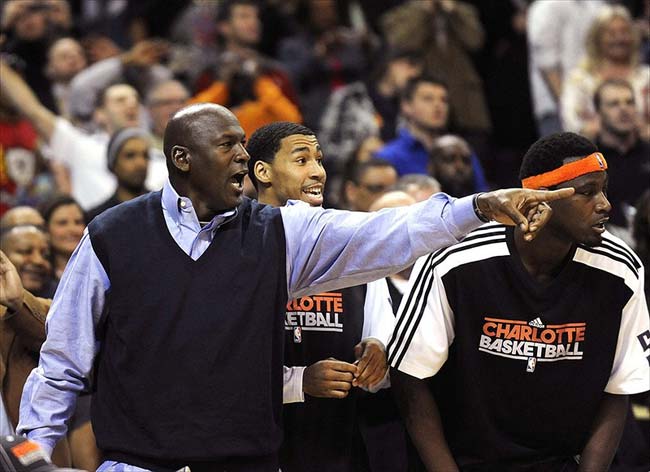 Bobcats team owner Michael Jordan Bobcats team owner Michael Jordan