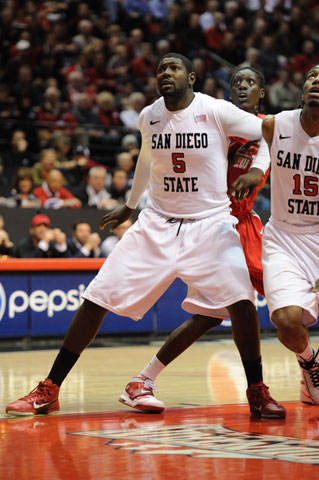 San Diego State Aztec Brian Carlwell.