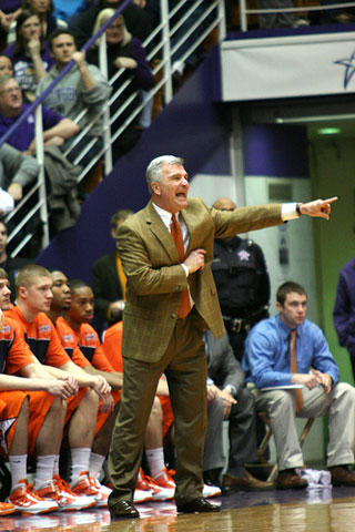 Illinois' head coach Bruce Weber.