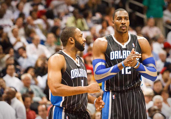 Dwight Howard and Gilbert Arenas