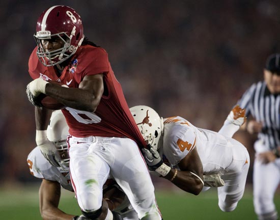 Wide receiver Julio Jones of the Alabama Crimson Tide