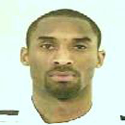 Kobe Bryant Face Shot. Kobe Bryant Mug Shot