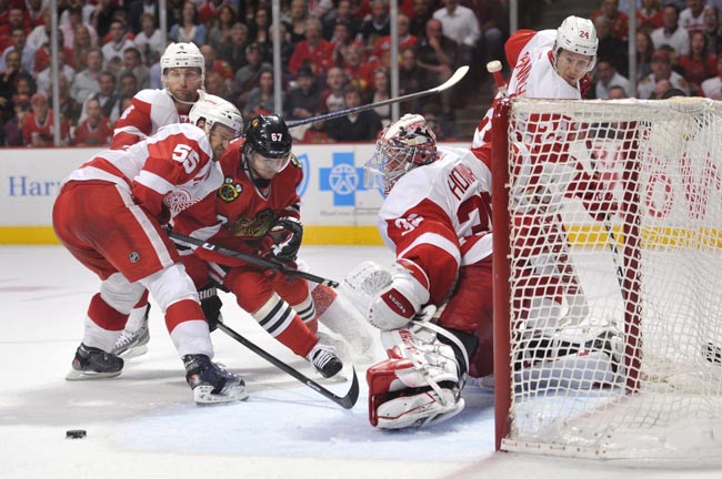 Detroit Red Wings goalie Jimmy Howard