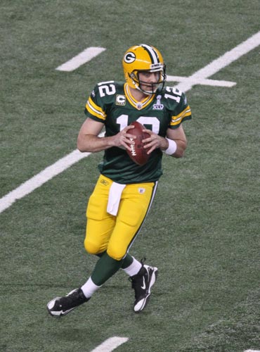 Green Bay Packers quarterback Aaron Rodgers